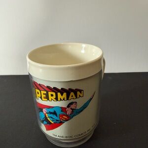 1978 Superman Mug - Cream and Multicolor